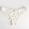 Brazillian Panties, Milk and Honey, Roses Print - Flat Lay Front