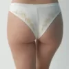 Brazillian Panties, Milk and Honey, Roses Print - Model