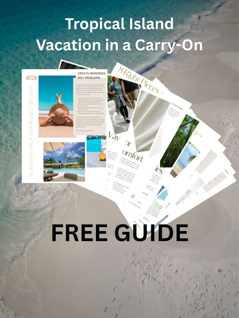 Tropical Island Vacation In A Carry-On: Wardrobe Checklist