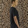 Moso Morrow sustainable bamboo viscose tailored t shirt (Urban Leisure Indispensable Tailored Tee Dark Angel)