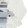 Summer Poncho and Inspired Dreamer Shorts in Milk and Honey