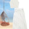 Twist Mini Top with Breezy Explorer Skirt in Milk and Honey