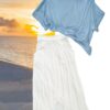 Zen Top in Blue Blood with Breezy Explorer Skrt n Milk and Honey